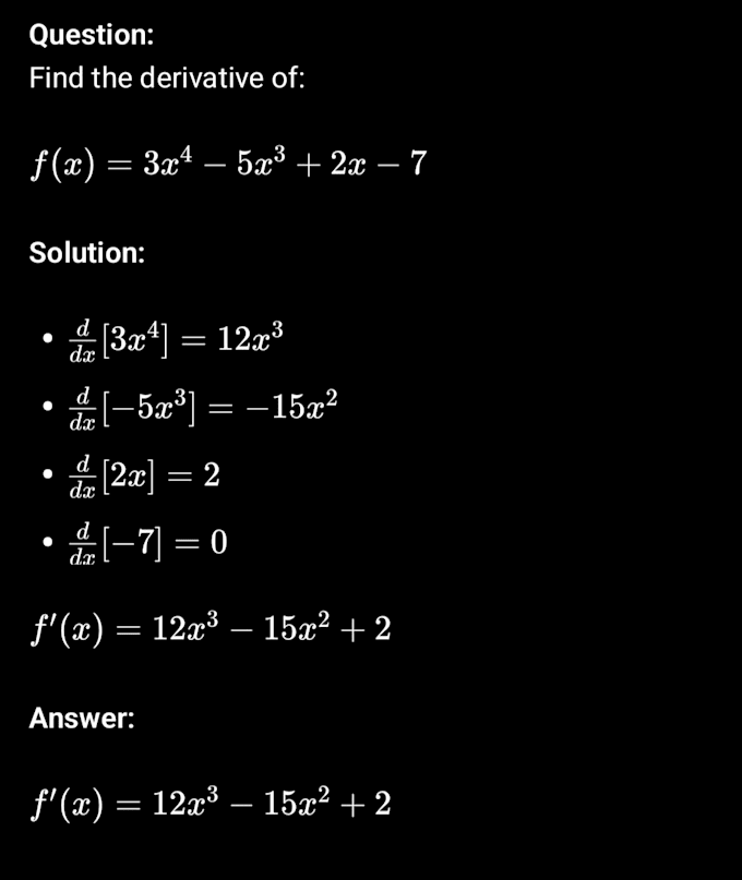 provide step by step physics and math problems explanations