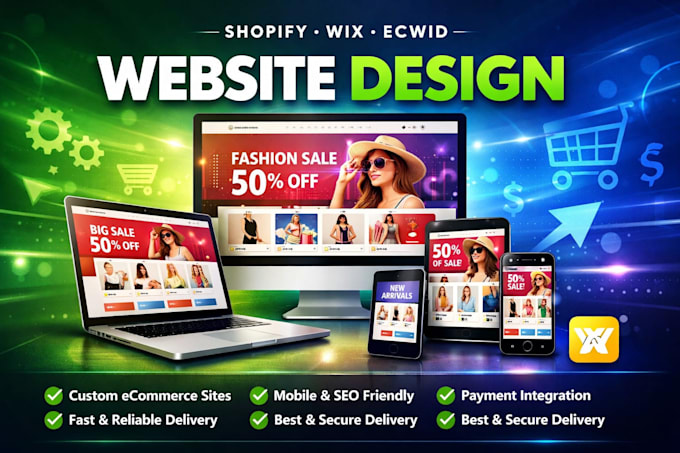 set up ecwid website design ecommerce store lightspeed product listing redesign