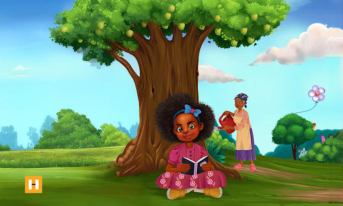 illustrate your childrens picture book with captivating art