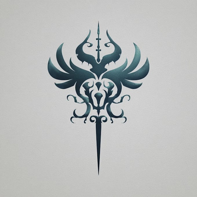 create an fantasy logo design artwork