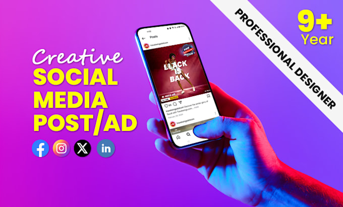 do social media post, ad and carousel