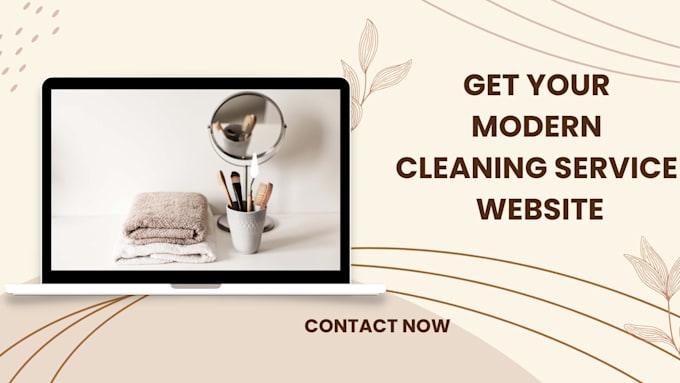 build a cleaning service website