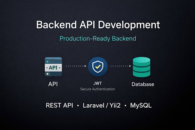design and develop a secure rest API backend for your system