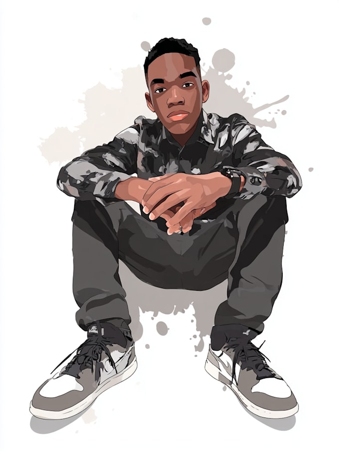 draw a disney cartoon portrait