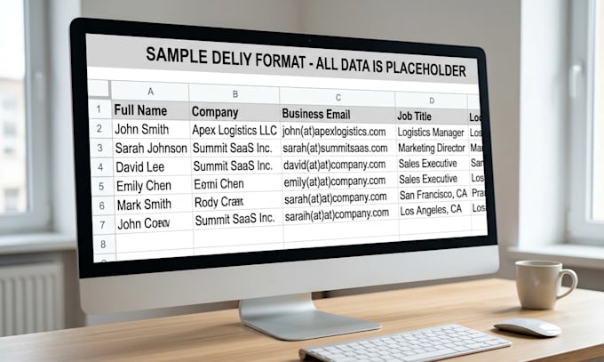 build b2b lead list verified cold email leads with bounc