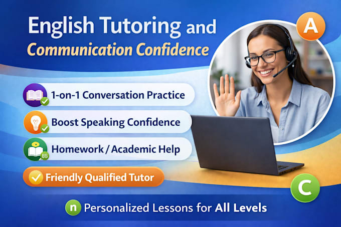 help you practice english conversation with friendly guidance