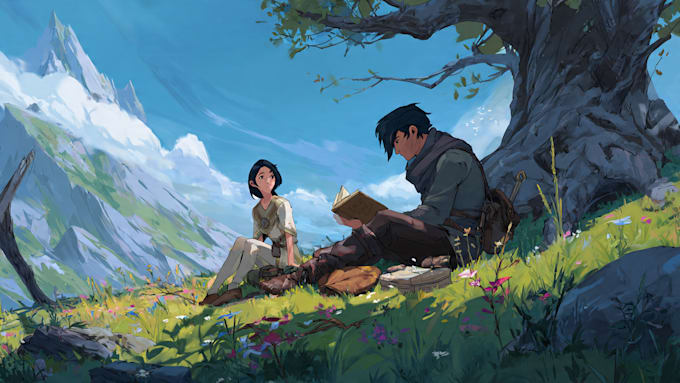 create concept art and creative illustration