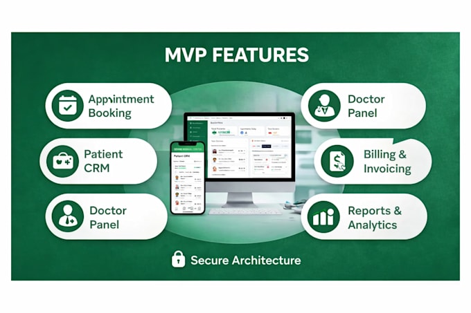 develop clinic management with patient CRM and doctor panel