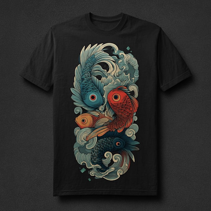 draw a unique t shirt design