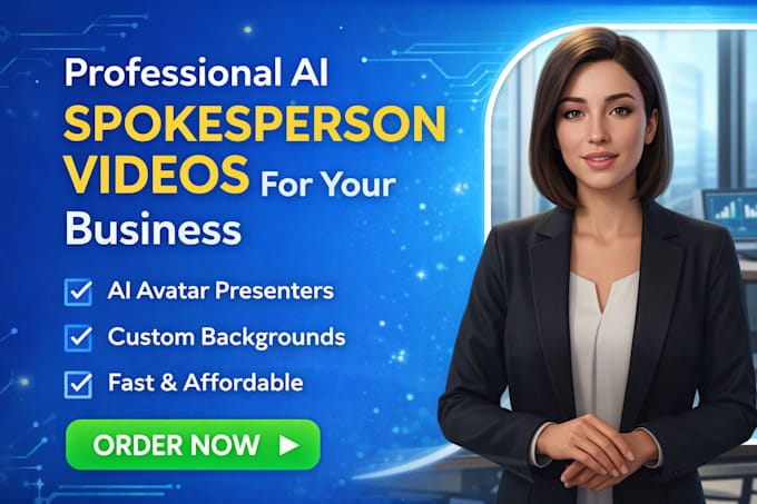 create a realistic ai spokesperson or avatar video