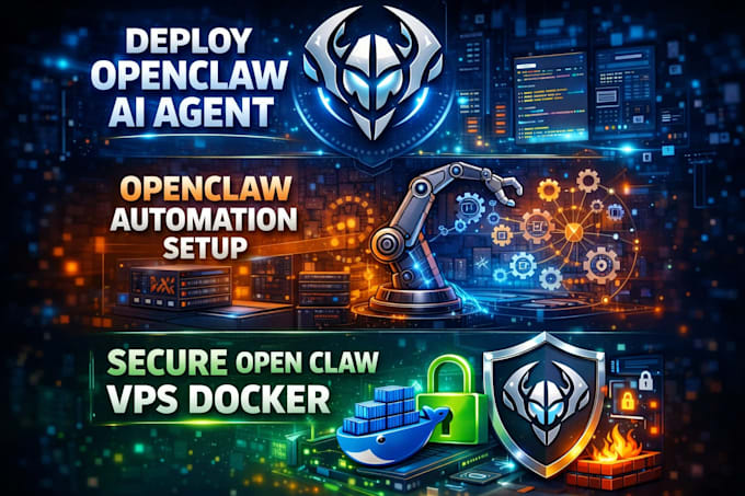 Deploy openclaw ai agent, openclaw automation setup, secure open claw ...