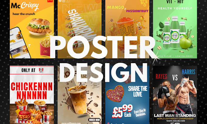 create an advertisement poster that is promotional