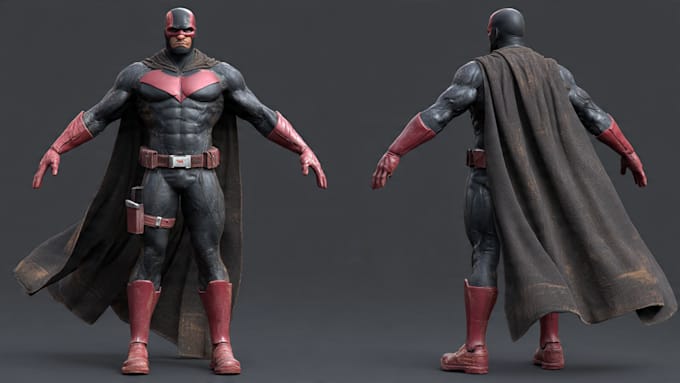 superhero character for comics
