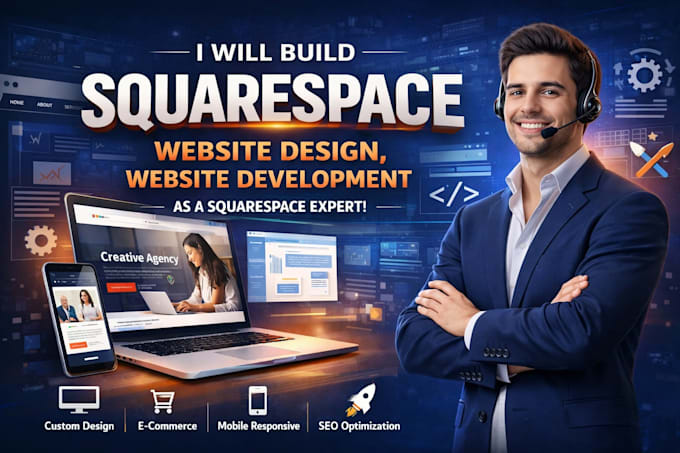 build squarespace website design, website development as a squarespace expert