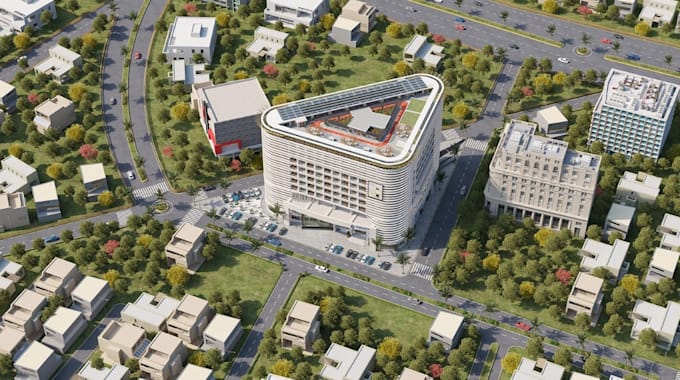 rezone urban design landscape,cgi building visualization,street layout,exterior