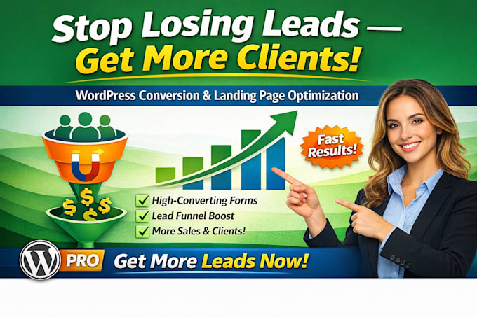 do wordpress conversion rate optimization landing page SEO lead capture audit