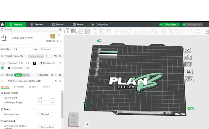 slice stl and repair your 3d model on bambu lab for 3d printing