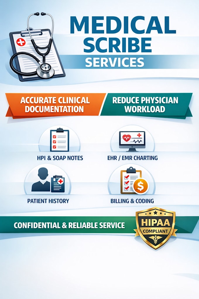 medical scribe services and clinical notes