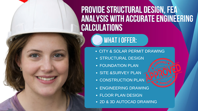 Provide structural design, fea analysis with accurate engineering ...