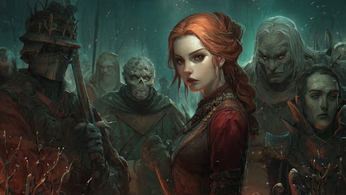 fantasy horror and fantasy horror character