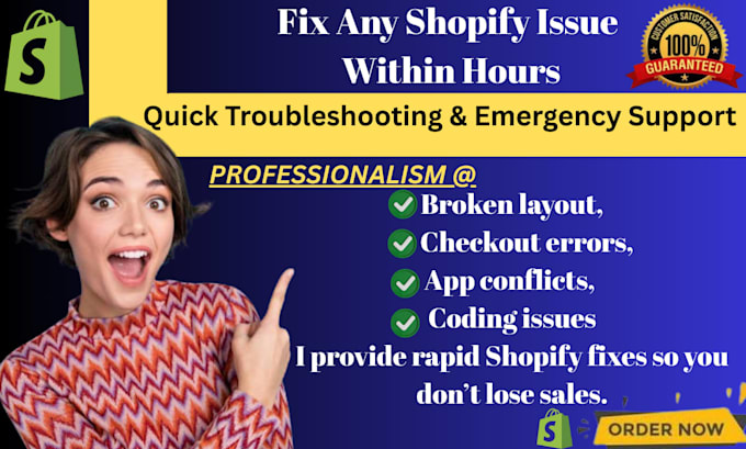 fix shopify bugs, liquid, shopify expert developer
