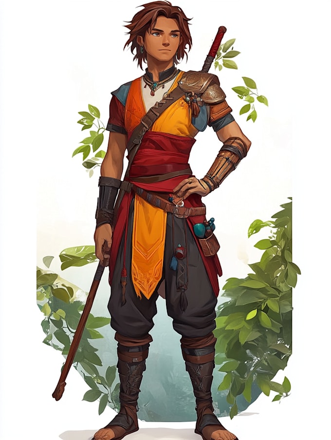 do 2d game character design and animation