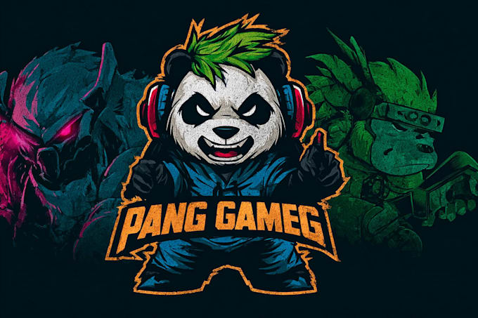 do a creative cartoon, mascot and gaming logo