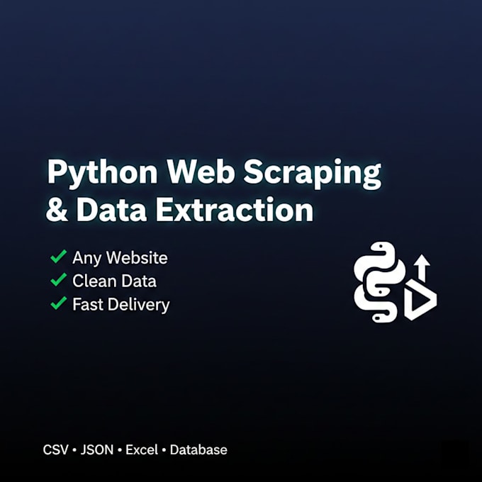 build a python automation script or web scraper for you