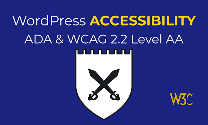perform website accessibility optimization for wcag21 ada compliant