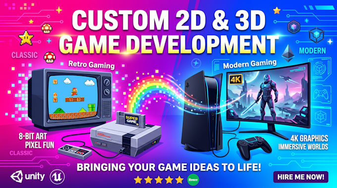 create a custom game for new and old consoles