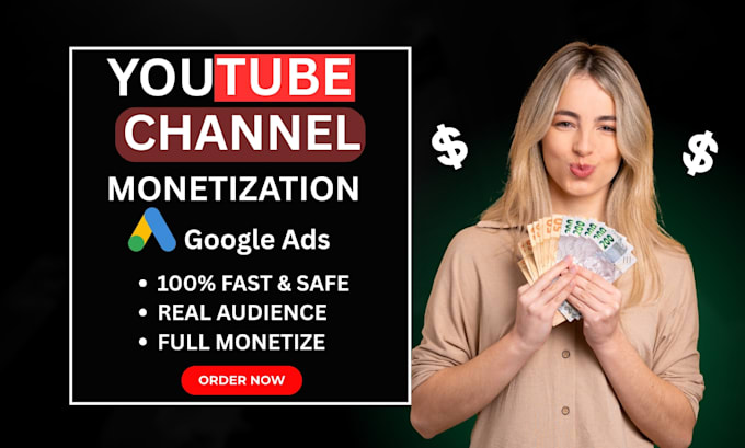 complete youtube channel monetization promotion