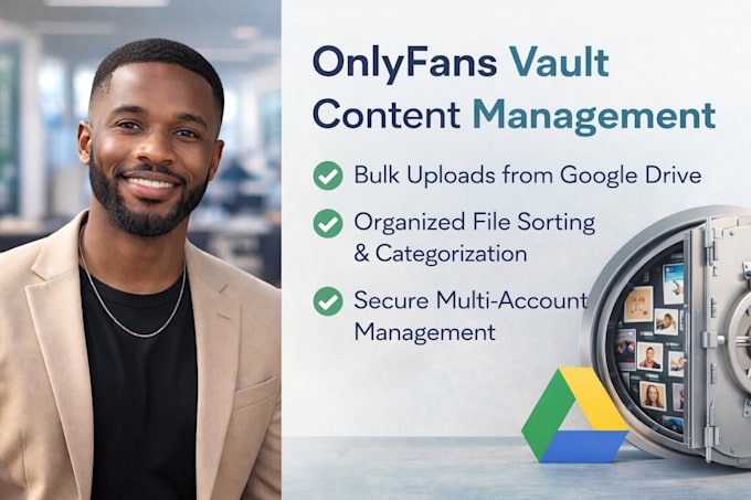 upload of content and organize your onlyfans content in vault