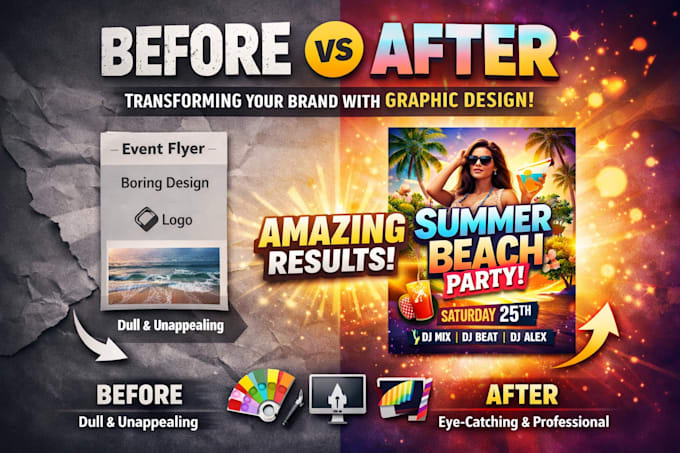 create professional social media ,brand promotion posts