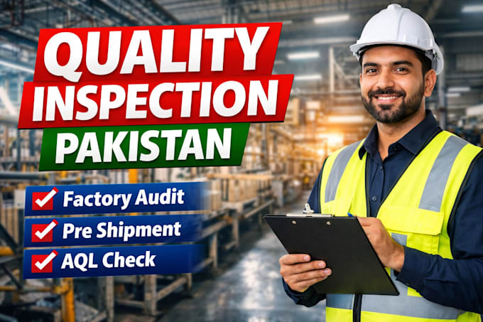 third party quality inspection in pakistan pre shipment inspection factory audit