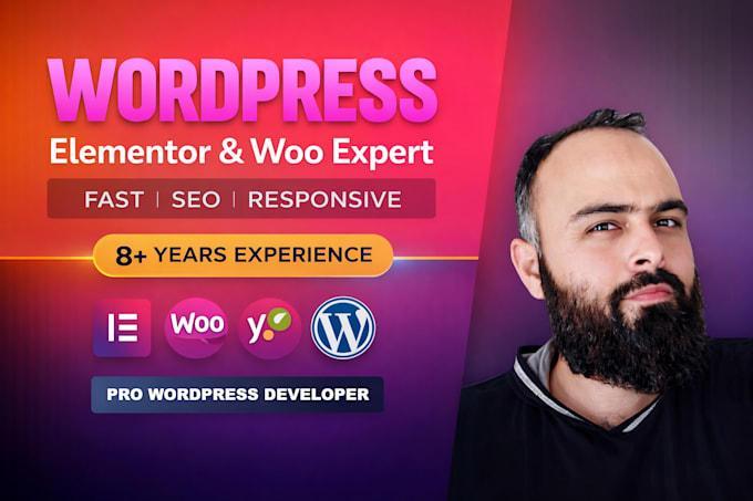 build a professional wordpress website using elementor pro and woocommerce
