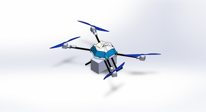 do drone design, drone cad, uav design, uav 3d cad