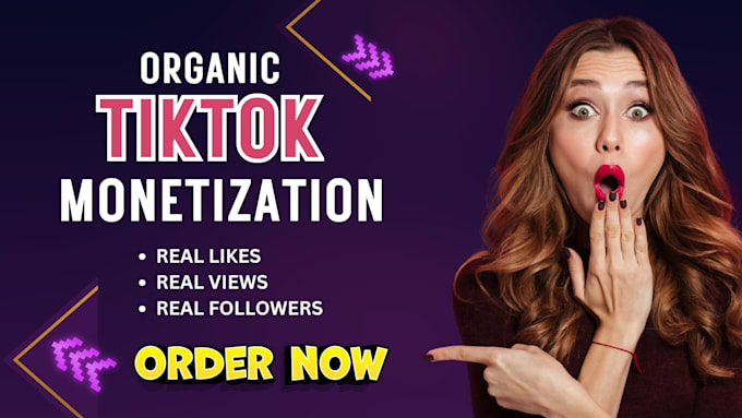 do complete tiktok monetization organically