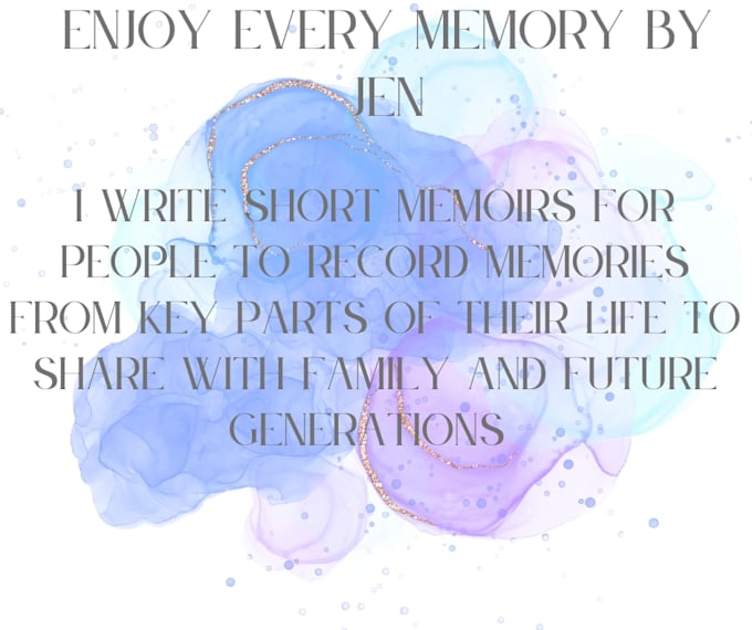 write your short memoir