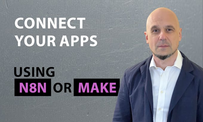 connect your apps using n8n or make automation