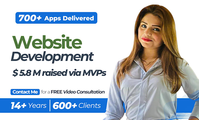 business website development front end developer backend developer