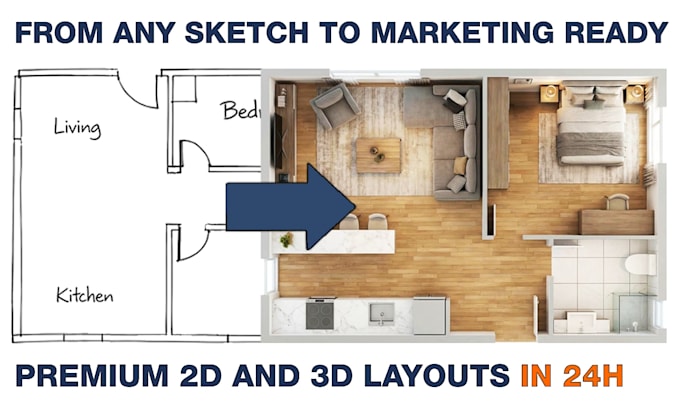 create photorealistic 3d floor plans for fast real estate sales
