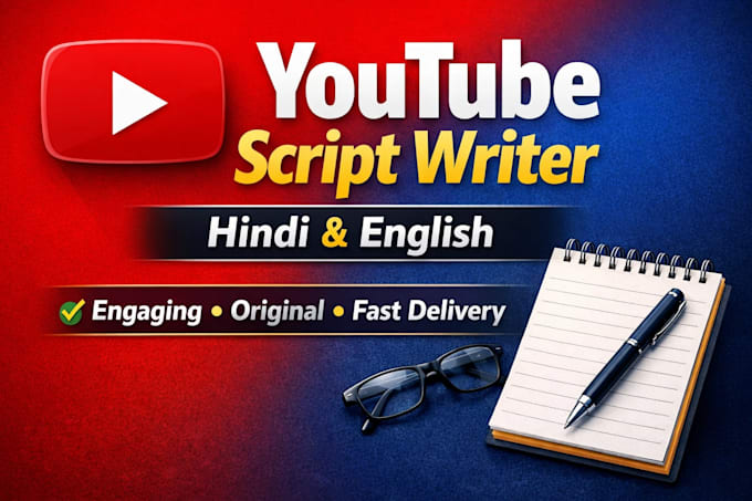 write engaging youtube scripts in hindi and english