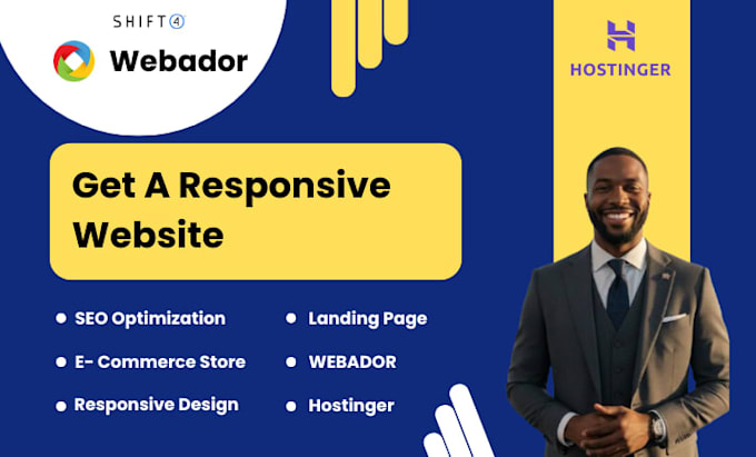 webador website, webador redesign, hostinger, shift4shop, bigcommerce
