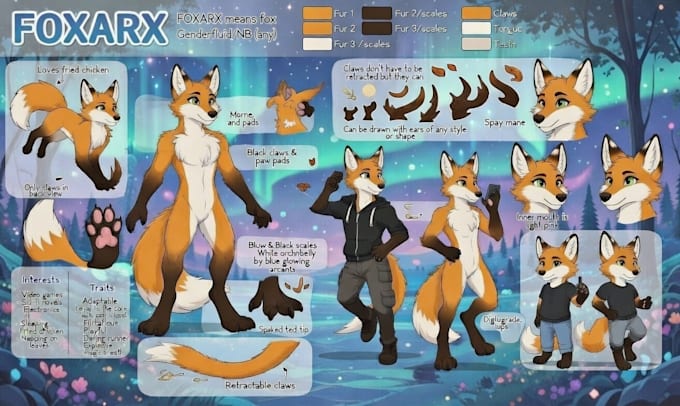 Draw furry ref sheet furry art anthro nsfw ref sheet furry oc character ...