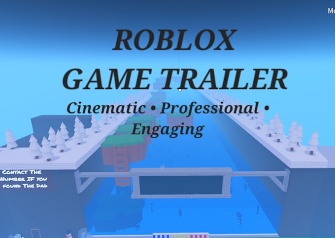 create a cinematic game trailer for your game
