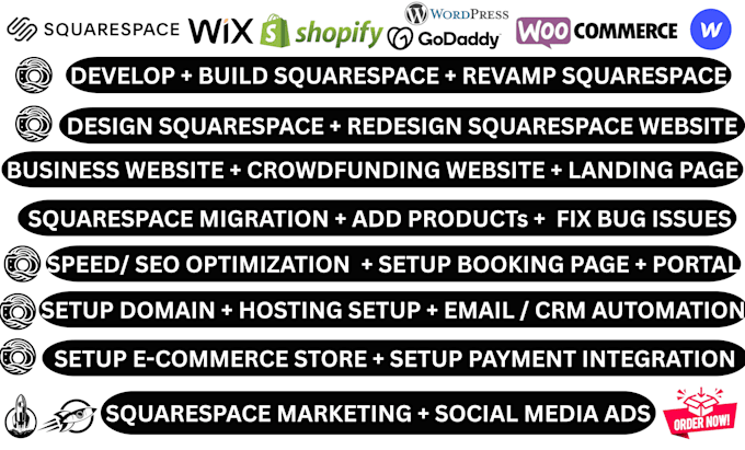 setup edit squarespace landing page website fix squarespace bug setup square pos