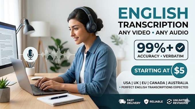 transcribe audio and video