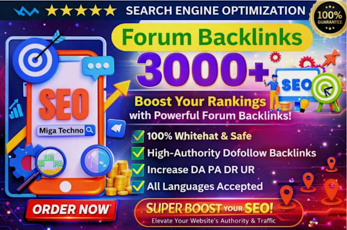 create high authority SEO forum backlinks