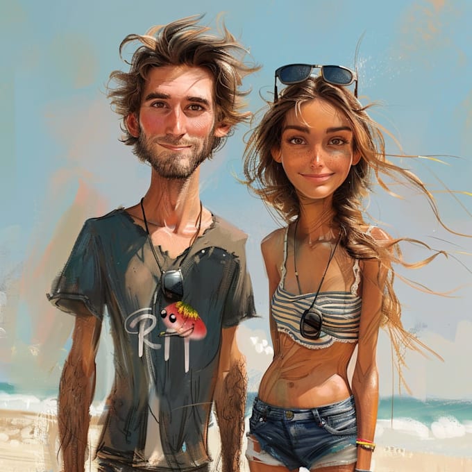 draw nice cartoons and caricatures