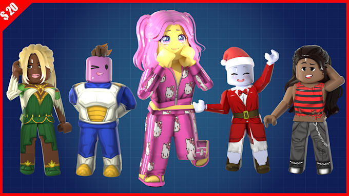 create 3d ugc roblox model, accessories, props for your game